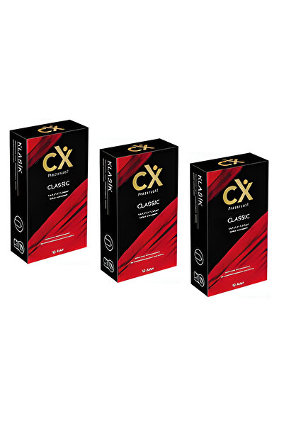 CX Prezervatif 12 li 3'lü 36 adet