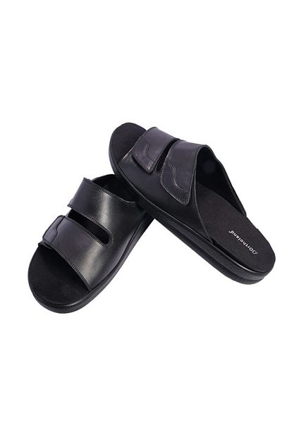 Cadde Medikal Disassembled Slippers Men's Black Sole Removable and Changeable