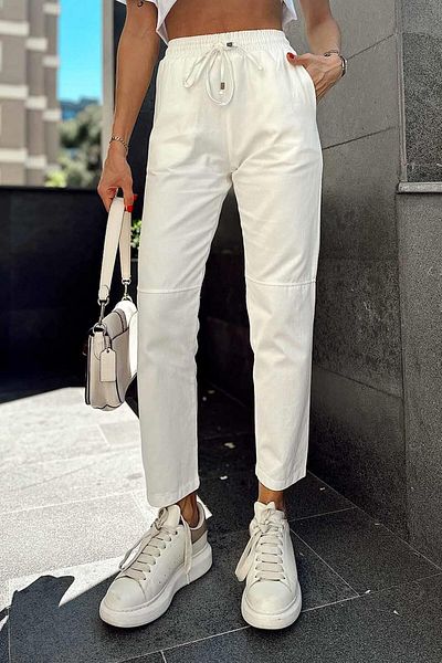 Laluvia Gabardine-Hose mit Reihenstichen