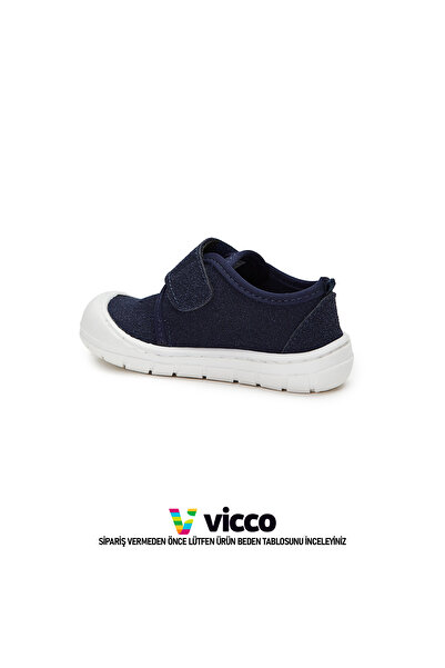Vicco Anka Model Basic Kız Bebek ve Çocuk İlk Adım Günlük Lacivert Panduf