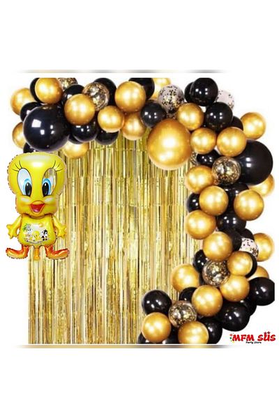 MFM party Tweety foil chain balloon birthday party set