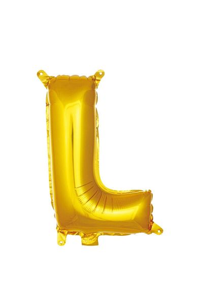 festival party store 36 Cm Foil Letter Balloon L Letter 16'' 36 Cm