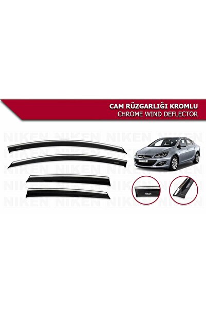 Niken Opel Astra J Kromlu Cam Rüzgarlığı Niken 2010 sonrası uyumlu