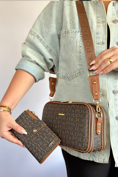 Just Polo S4 Medium Size Daily 5-Compartment Crossbody Women's Shoulder Bag 2...