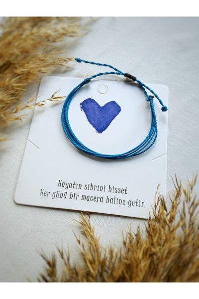 Atölye Merdiven Boho Happy bracelet unisex multiple rope bracelet