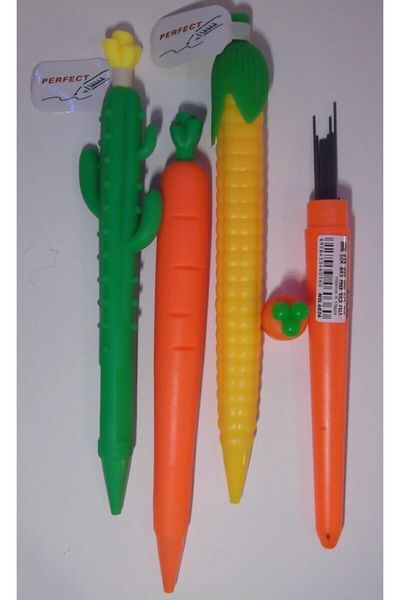 A PLUS Porfect Licensed Cactus+Corn+Carrot Set 0.7 Nib Gift