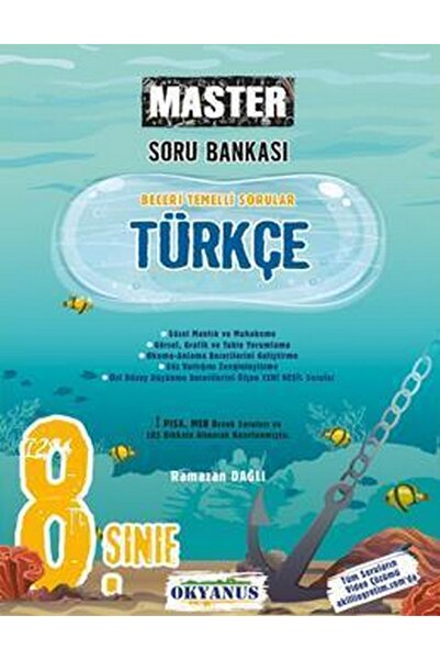 Okyanus Yayınları 8. Sınıf Master Türkçe Soru Bankası 2024