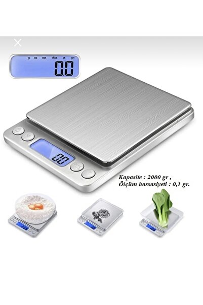 EMİN ENSAR HOME Mini Dijital Hassas Tarti-mutfak Terazisi Tart Kuyumcu Tartis...