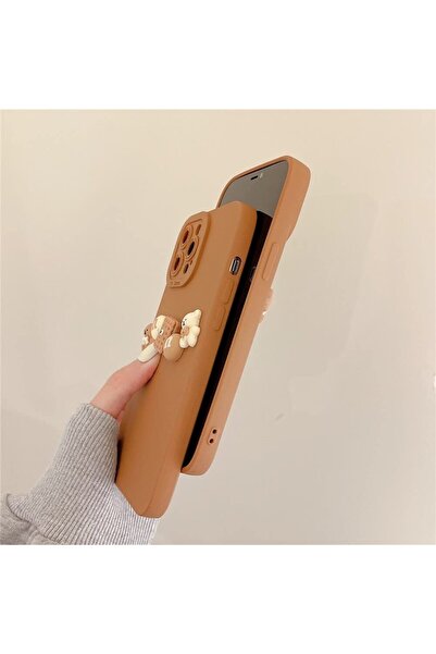 m.tk moveteck Xiaomi Redmi Note 11 Pro Case Camera Protected Soft Silicone with Cute Teddy Bear Design Character