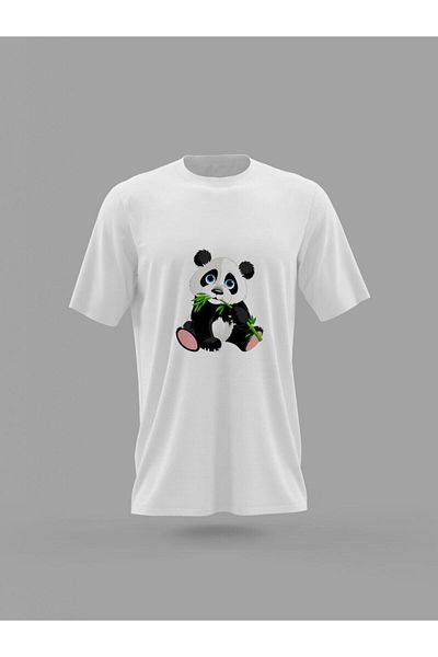 Pisa Art Tricou unisex cu imprimeu panda