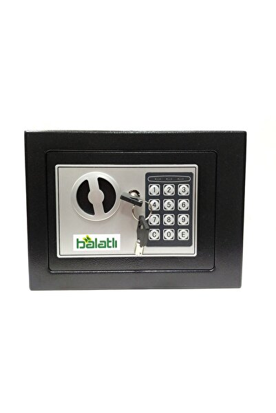 BALATLI Şifreli Para Kasası Orta Boy 170*230*170 Mm - Siyah