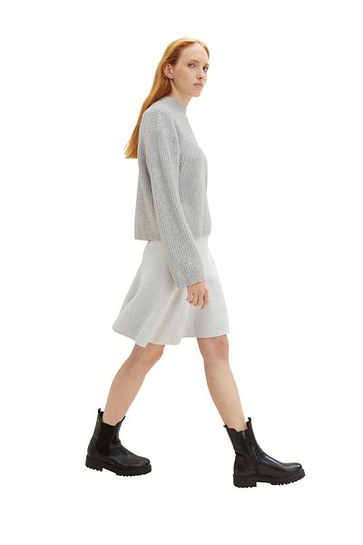 Tom Tailor Denim Rock Damen/Mädchen Skaterrock aus Strick