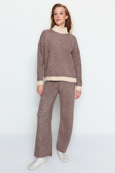 Trendyol Collection Wide Fit Boucle Knitwear Set - Twoaw24Au00086