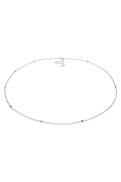 ELLI Schmuckzubehör Taillenkette Body Chain Kugelkette Kristall 925 Silber