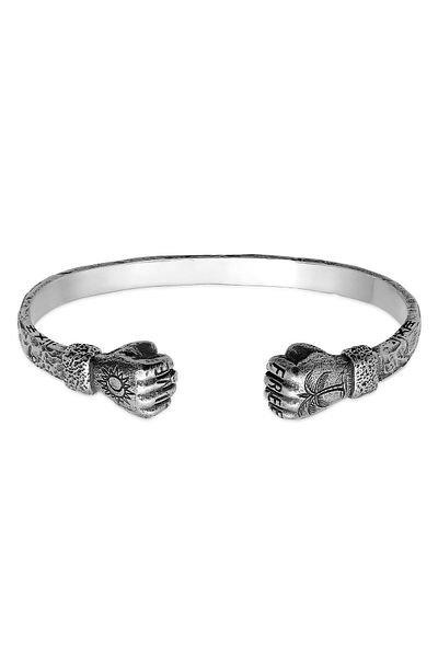 HAZE & GLORY Armband Armreif - Live Free 925 Silber