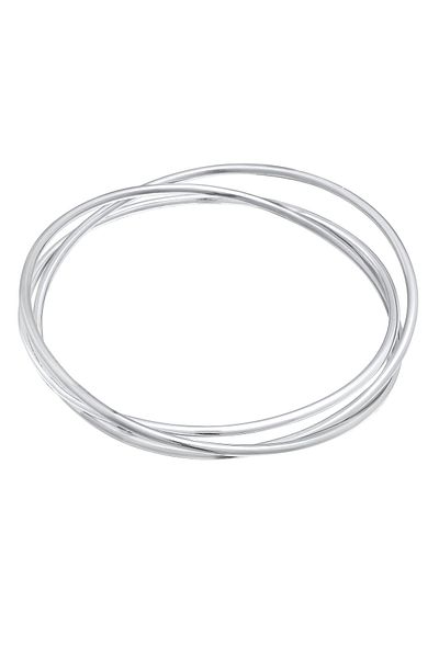 ELLI Armband Armreif Dreifach Triple Verschlüsse 925 Silber
