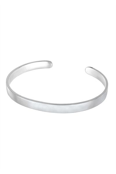 KUZZOI Armband Basic Armreif Bangle matt 925 Sterling Silber