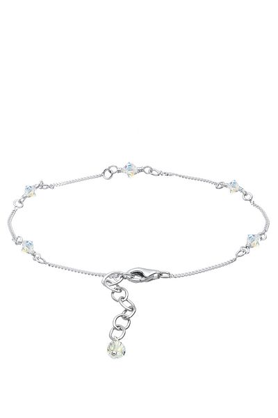 ELLI Fußschmuck Basic Strand Boncuk Kristal 925 Gümüş
