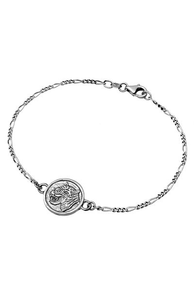 HAZE & GLORY Armband Münze - Tiger 925 Silber