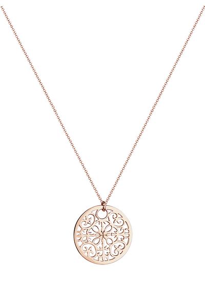 ELLI Halskette Damen Münzornament Anhänger Boho Aus 925 Sterling Silber