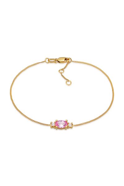 HAZE & GLORY Armband Hg - Armband Damen aus 375 Gelbgold, Schmuck Damen, Goldarmband mit P