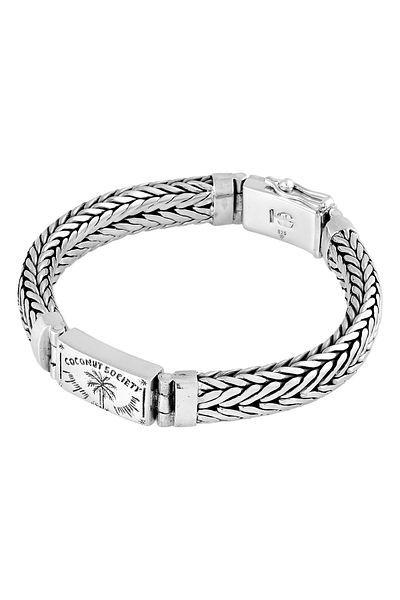 HAZE & GLORY Armband Zopfglieder - Coconut Society 925 Silber