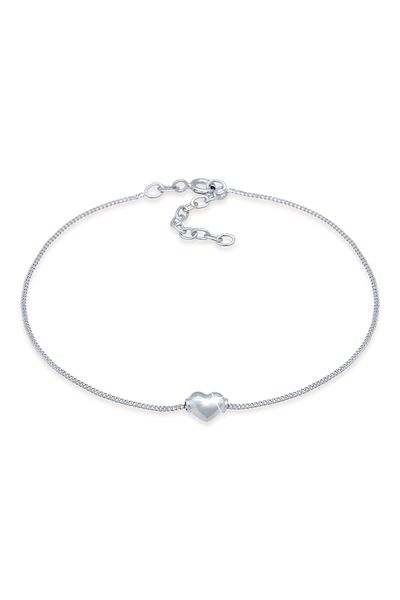ELLI Fußschmuck Kinder Herz Liebe Hübsch 925 Silber