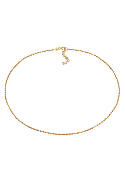 ELLI Colier pentru femei - Choker, Snur rasucit, Tendință de bază din argint 925