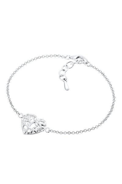 ELLI Armband Lebensbaum Herz Blatt 925 Sterling Silber