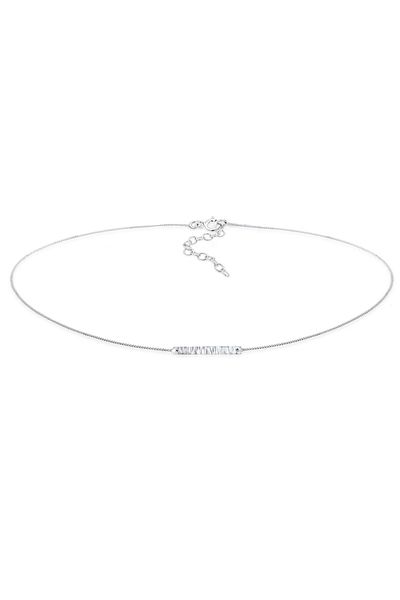 ELLI 925 Silver Halskette - Choker, základní styl Geo Blogger, Gehämmert