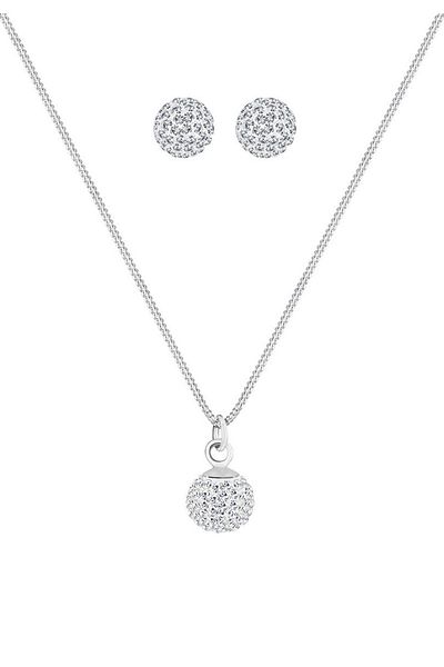ELLI Schmuckset Kristalle 925 Gümüş