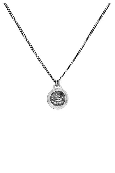 HAZE & GLORY Halskette Münze - Fair Wind Maritim 925 Silber