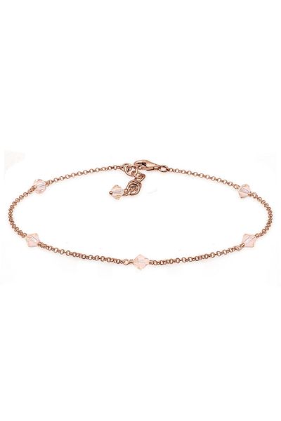 ELLI Fußschmuck Kristal 925 Ayar Gümüş