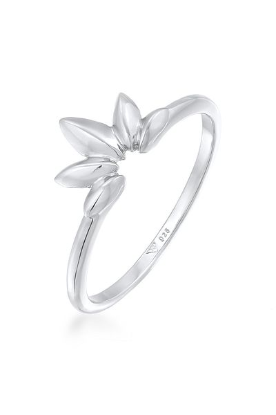 ELLI Ring aus 925er Silber – Blatt Leaf Natur Design