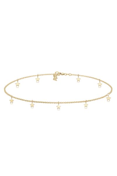 ELLI Náhrdelník Ladies Choker Stars Astro Look Basic ze stříbra 925