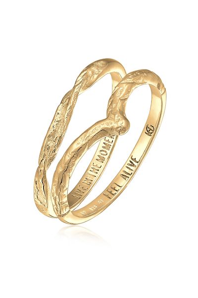 HAZE & GLORY Damenringe aus 925er Sterlingsilber – Oxidierter Ring Hg, Schmuck Damen