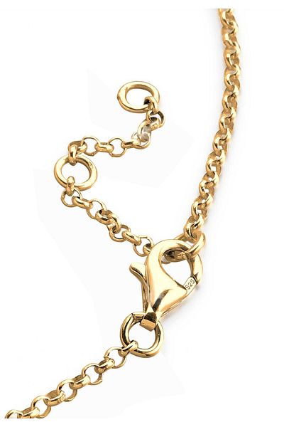 ELLI Fußschmuck Love 925 Ayar Gümüş
