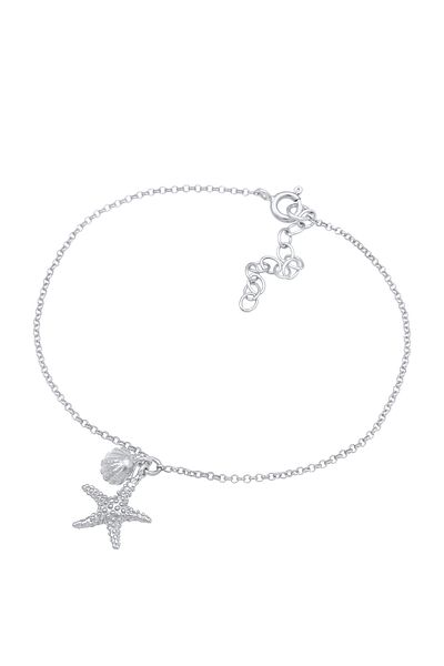 ELLI Armband aus 925er Silber – Seestern Muschel Meer Maritim