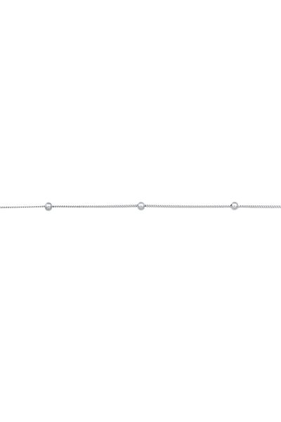 ELLI Halskette Choker Silberbeads Kugelkette Verspielt 925 Silber