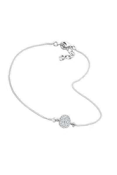 ELLI Fußschmuck Kristalle 925 Sterling Silber