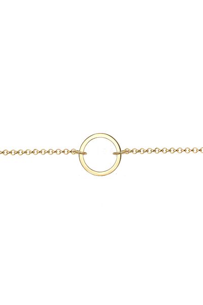ELLI Halskette Damen Choker Kreis Trend Geo aus 925 Sterling Silber