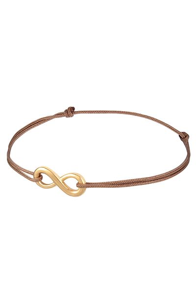 ELLI Armband Infinity Unendlichkeit Nylon Bändchen 925er Silber