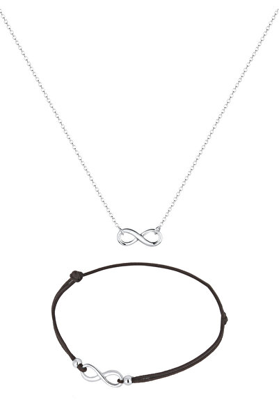 ELLI Schmuckset Infinity Unendlich Verbundenheit 925 Silber