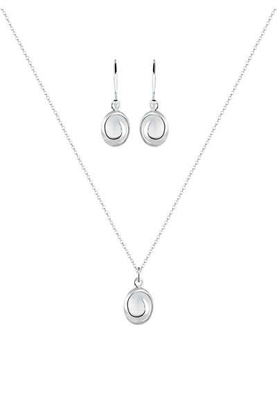 ELLI Schmuckset Edelsteine 925 Ayar Gümüş
