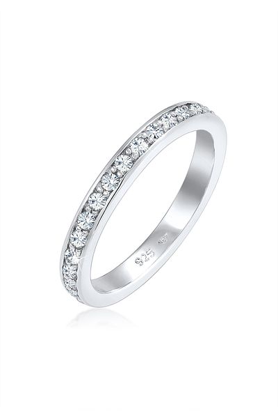 ELLI Ring Glamourös Kristalle 925 Sterling Silber