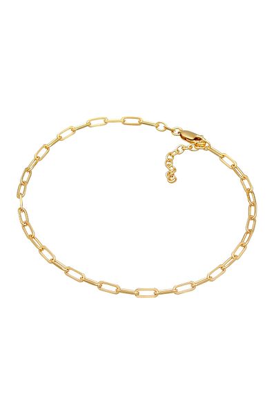 ELLI Fußschmuck Glieder Oval Basic Kette Optik 925 Silber