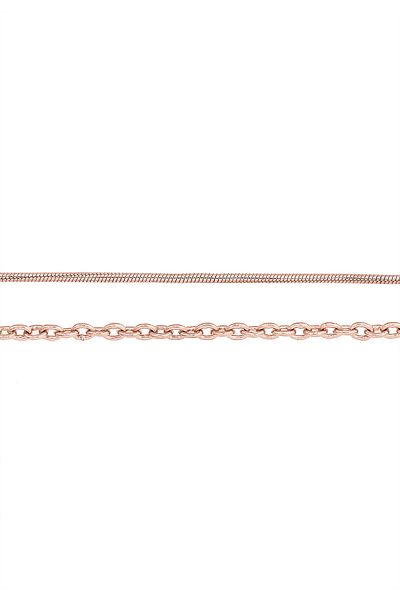 ELLI Halskette Damen Choker Schlangenkette Basic Minimal aus 925 Sterling Silber