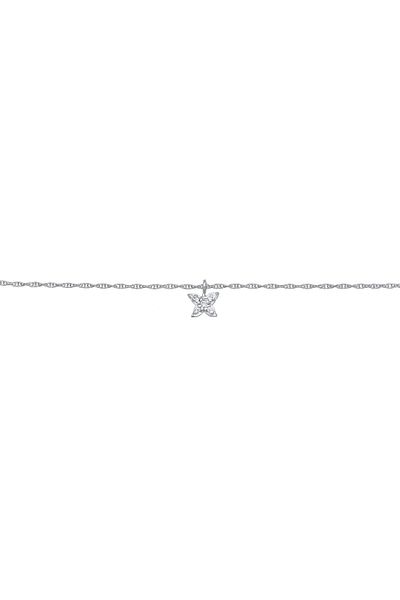 ELLI Halskette Choker Schmetterling Zirkonia 925 Sterling Silber