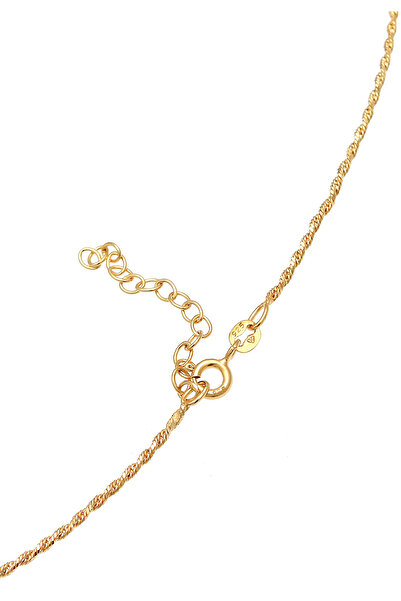 ELLI Colier pentru femei - Choker, Snur rasucit, Tendință de bază din argint 925