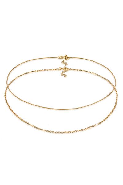 ELLI Halskette Damen Choker Schlangenkette Basic Minimal aus 925 Sterling Silber